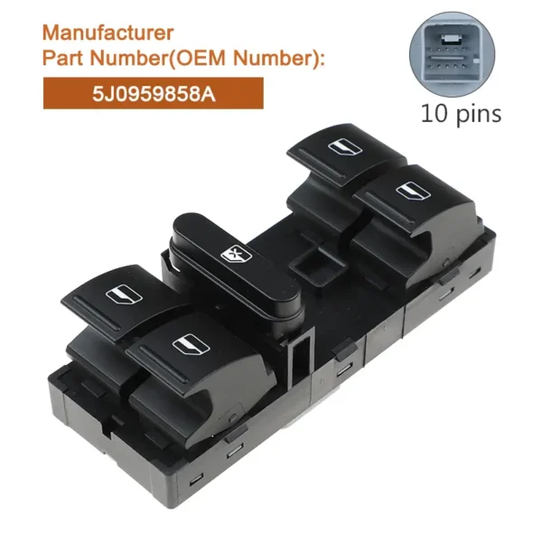 electric-power-window-switch-5j0959858a-5j0-959-858-a-for-skoda-fabia-romster-superb1 Electric Power Window Switch 5J0959858A For 2006-2011 VW Sagitar Jetta Golf Passat Skoda Fabia Roomster Superb