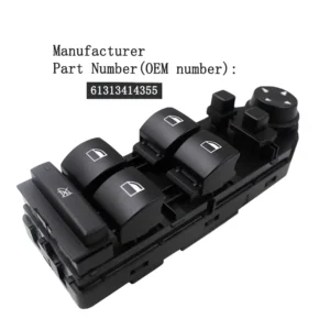 Front Master Window Switch For BMW X3 xDrive25i 2006-2010 X3 2.0d 2003-2010 61313414355