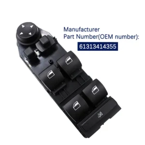 Front Master Window Switch For BMW X3 xDrive25i 2006-2010 X3 2.0d 2003-2010 61313414355