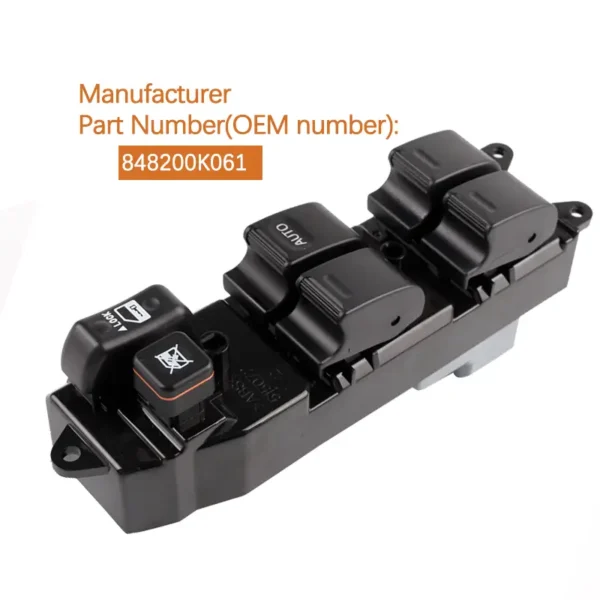 Power Window Switch For 2005-2020 Toyota Hilux Fortuner OEM Replacement 4820-0K061